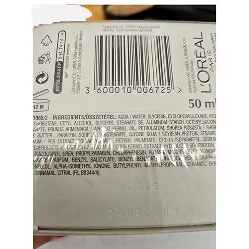 Foto dell’avviso ufficiale: LORÉAL REVITALIFT Crema viso — rischio: Rischio chimico