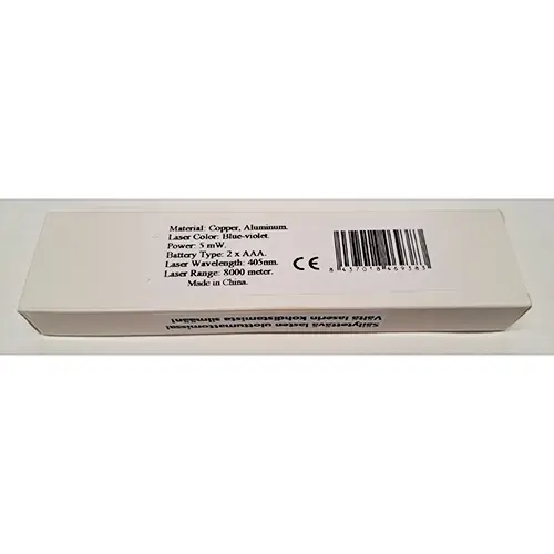 Foto aus der offiziellen Meldung: Laser Pointer Pen Laserpointer — Risiko: Sehschaden (SR/03931/25)