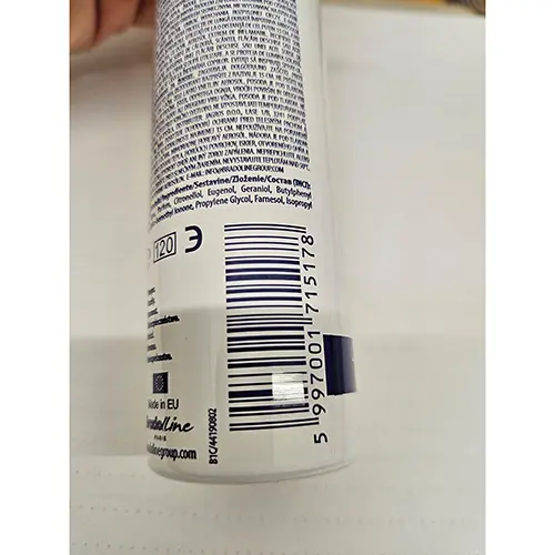 Photo de l’avis officiel: Brado Line Madlene Spray pour le corps — risque: Risque chimique