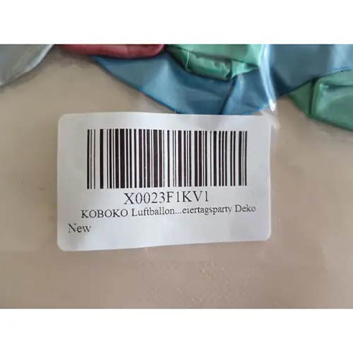 Photo de l’avis officiel: KOBOKO Ballons — risque: Risque chimique