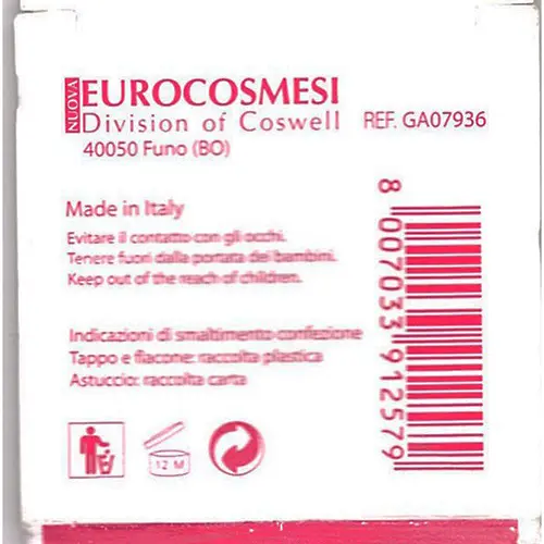 Photo de l’avis officiel: Eurocosmesi Sofia en Rose Gel douche — risque: Risque chimique