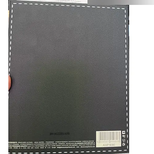 Foto dell’avviso ufficiale: Al Haramain HARAMAIN TREASURE Profumo — rischio: Rischio chimico