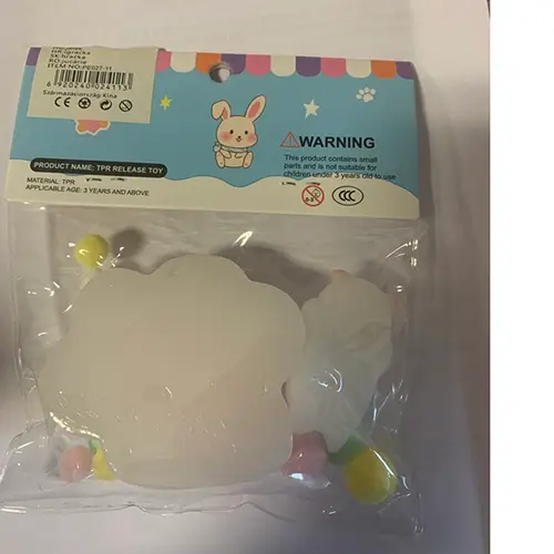 Photo from the official notice: Decompression squeeze toys — choking risk (SR/03882/25)