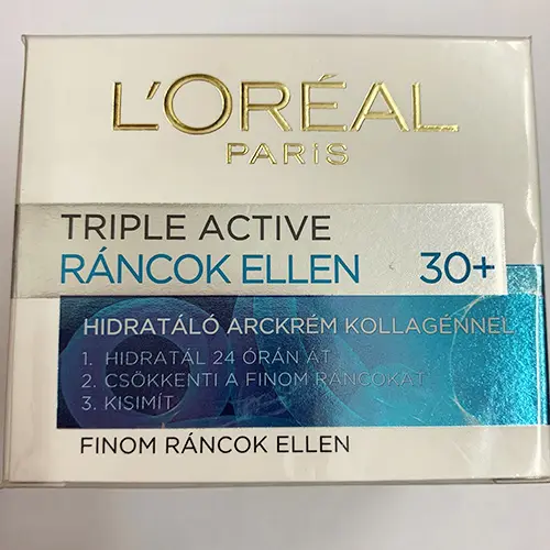 Foto dell’avviso ufficiale: Loréal Paris Triple Active Crema viso — rischio: Rischio chimico