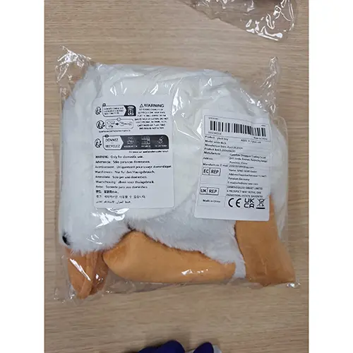 Foto aus der offiziellen Meldung: Plus toy white duck Plüschtier — Risiko: Ersticken