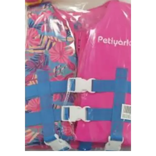 Foto aus der offiziellen Meldung: Petiyark Neoprene Swim Vest for Children, Toddlers Swim Buoyancy Aid with Safety Strap and Removeable Floats S — Risiko: Ertrinken