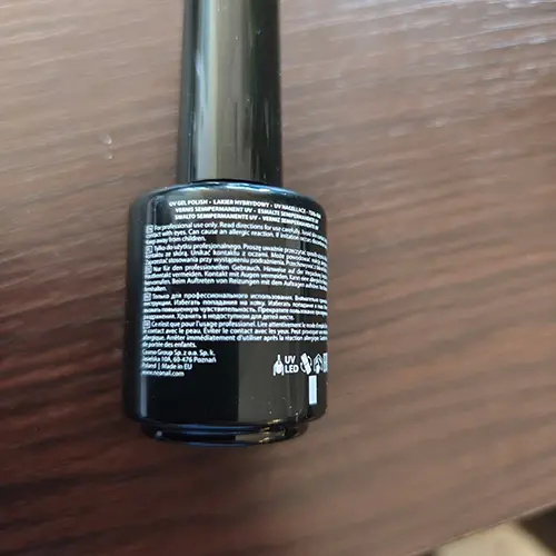 Photo de l’avis officiel: NeoNail Expert Top UV Gel Polish Gel vernis à ongles — risque: Risque chimique