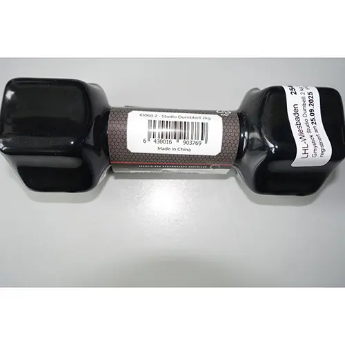 Photo de l’avis officiel: Gymstick Studio Dumbbell 2 kg soft vinyl cover haltère — risque: Risque chimique