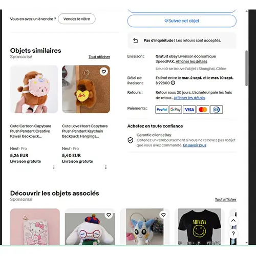 Foto aus der offiziellen Meldung: Cute Love Heart Capybara Plush Pendant Keychain Backpack Hangings Decoration _dc Schlüsselanhänger — Risiko: Ersticken & Verletzungen