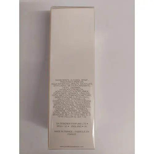 Photo de l’avis officiel: JLO Glow Eau de toilette — risque: Risque chimique
