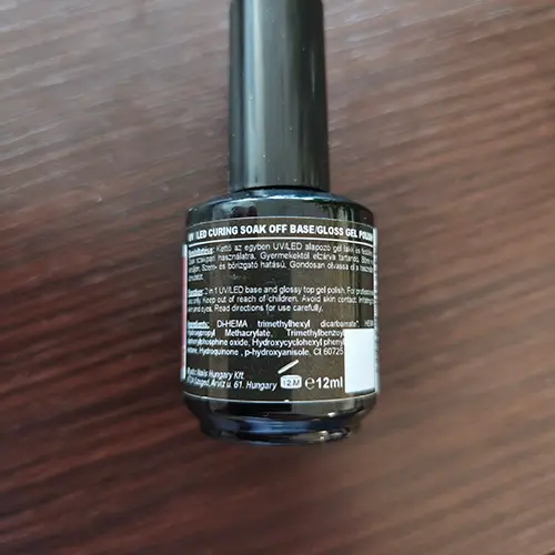 Foto do aviso oficial: Mystic Nails Base Gloss Gel Polish Verniz para unhas em gel — risco: Químico