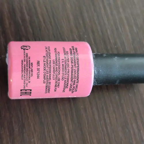Photo de l’avis officiel: MNP Gel Polish Nail Colour Gel vernis à ongles — risque: Risque chimique