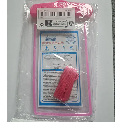 Photo de l’avis officiel: Waterproof PVC/ABC bag IPx8 Sac imperméable — risque: Risque chimique