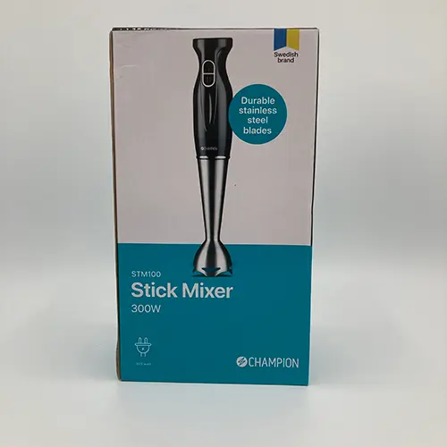 Foto aus der offiziellen Meldung: Champion Stick Mixer — Risiko: Umwelt