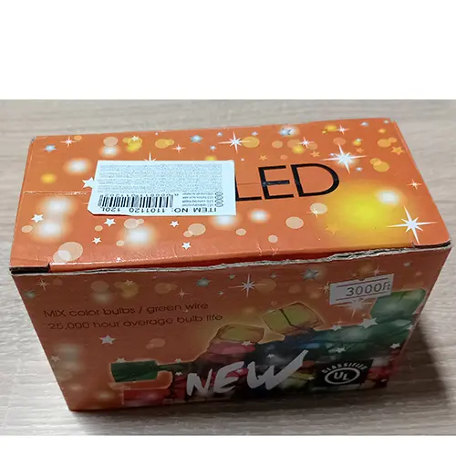 Photo de l’avis officiel: LED Karácsonyi égősor NEW Chaîne d'éclairage — risque: Choc électrique