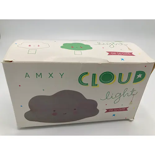 Foto aus der offiziellen Meldung: Amxy Cloud light LED-Lampe — Risiko: Umwelt