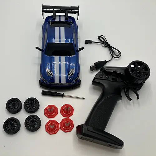 Photo from the official notice: Enoze Drift Racing LED Light remote-controlled toy car — environment risk