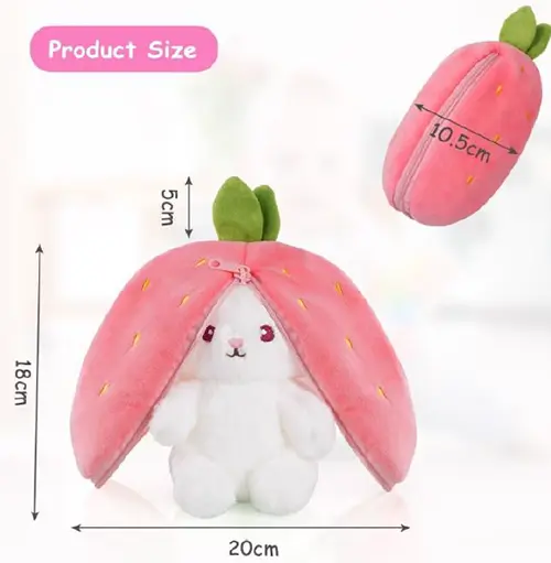 Foto dell’avviso ufficiale: OSDUE Lapin mignon en peluche de Pâques Giocattolo morbido — rischio: Ostruzione delle vie aeree