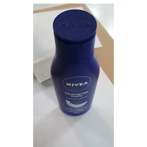 Foto uit de officiële melding: Nivea Nutriente corpo Lichaamscrème — risico: Chemische risico's