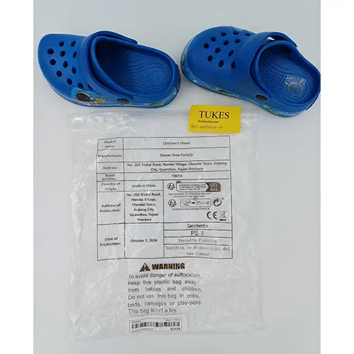 Foto uit de officiële melding: Kids' Breathable Sandals Luminous Slippers Beach Shoes For Boys And Girls, Toddler To Big Kid Sizes Kinderslip — risico: Chemische risico's