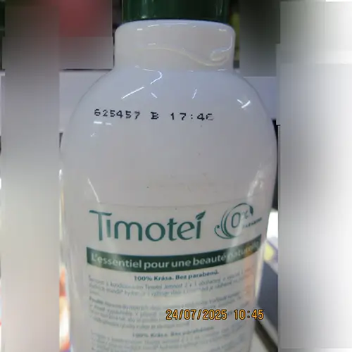 Foto dell’avviso ufficiale: Timotei 2en1 Douceur Shampoo e balsamo — rischio: Rischio chimico