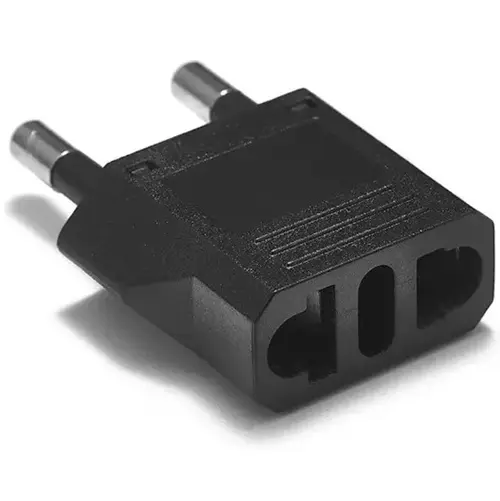 Foto do aviso oficial: Adaptador de viagem — risco: Choque elétrico (SR/04059/25)