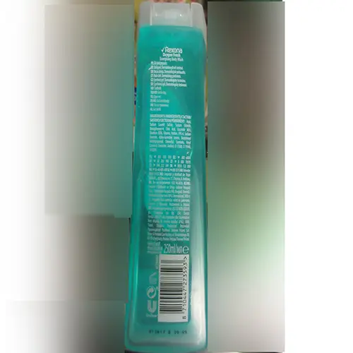 Photo de l’avis officiel: Rexona oxygen fresh Gel douche — risque: Risque chimique