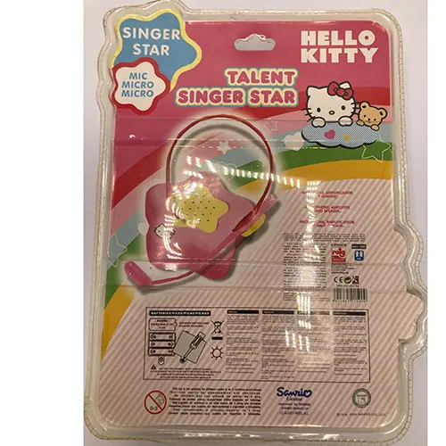 Foto aus der offiziellen Meldung: Hello Kitty Karaoke Microphone Hello Kitty Headset für Kinder — Risiko: Umwelt