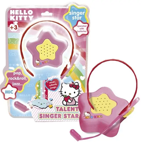 Foto aus der offiziellen Meldung: Hello Kitty Karaoke Microphone Hello Kitty Headset für Kinder — Risiko: Umwelt