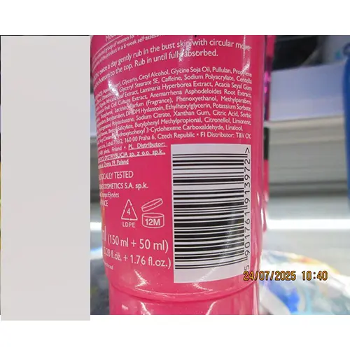 Foto dell’avviso ufficiale: Eveline Cosmetics Thermoactive slimming serum Siero dimagrante termoattivo — rischio: Rischio chimico