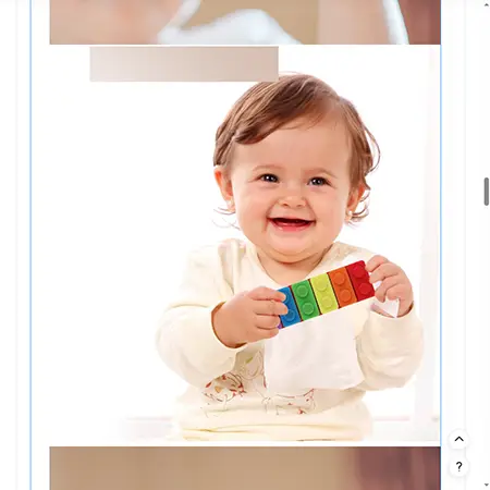 Foto uit de officiële melding: Anneau de dentition pour bébé, accessoires de soins dentaires, jouet à mâcher po Bijtring — risico: Verstikking door inslikken & Verwurging