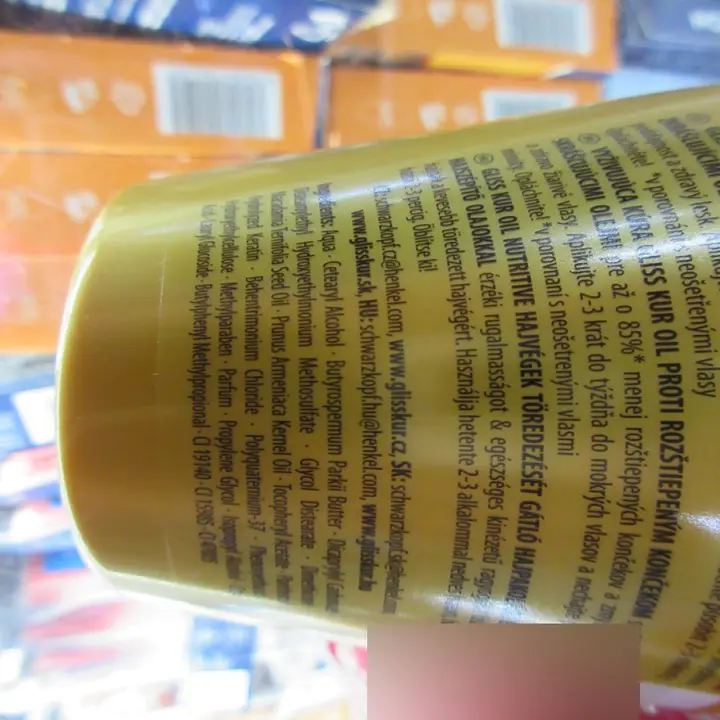 Photo de l’avis officiel: Schwarzkopf Gliss Kur Après-shampooing — risque: Risque chimique