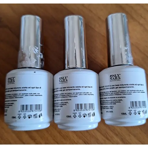 Photo from the official notice: Only Nais Ultra strong Base Clear Wonderful Gel gel nail polish — chemical risk