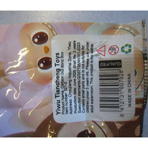Foto dell’avviso ufficiale: Labubu Halloween - Cartoon doll blind box Giocattolo morbido — rischio: Rischio chimico