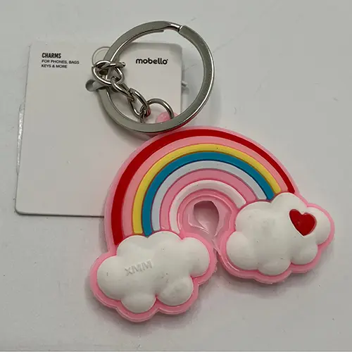 Photo de l’avis officiel: Mobello Mobile charm Rainbow Porte-clés — risque: Risque chimique