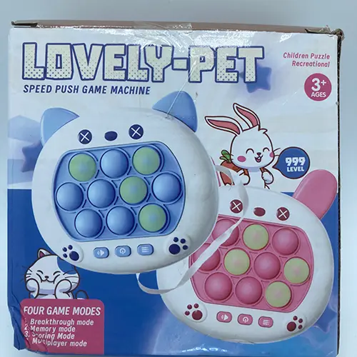 Foto dell’avviso ufficiale: Lovely Pet Speed push game machine Giocattolo di gioco di spinta — rischio: Ambiente
