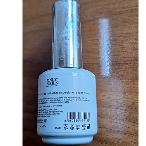 Foto dell’avviso ufficiale: ONLY NAILS X-TRA Matt Top Cat Smalto per unghie in gel — rischio: Rischio chimico