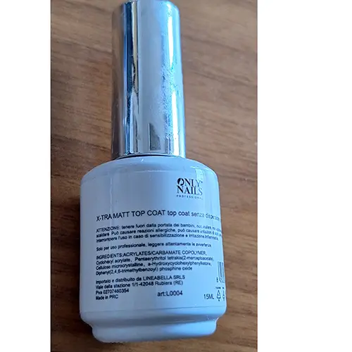 Foto dell’avviso ufficiale: ONLY NAILS X-TRA Matt Top Cat Smalto per unghie in gel — rischio: Rischio chimico