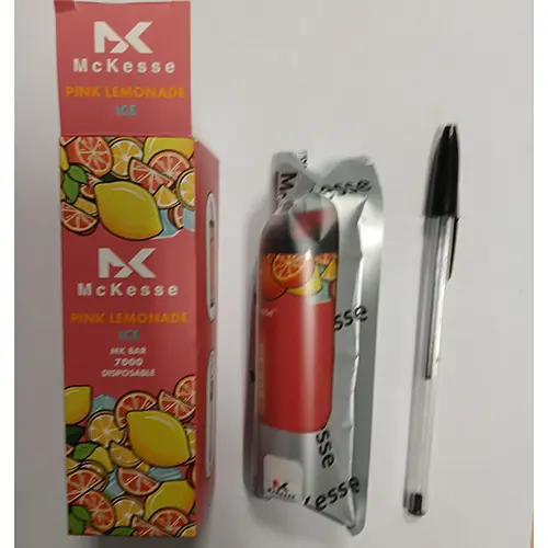 Photo de l’avis officiel: McKesse MK Bar 7000 Cigarette électronique jetable — risque: Risque chimique (SR/04216/25)