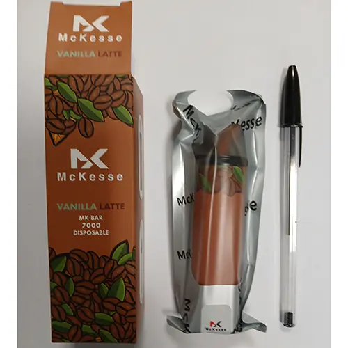 Photo de l’avis officiel: McKesse MK Bar 7000 Cigarette électronique jetable — risque: Risque chimique (SR/04216/25)