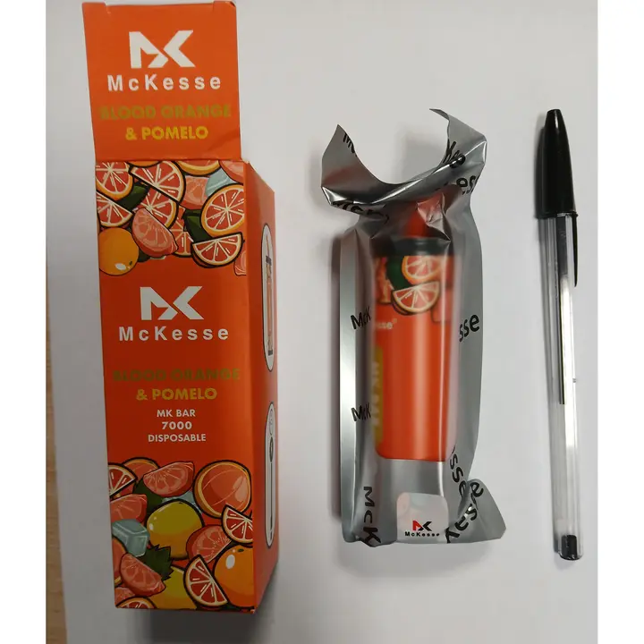 Photo de l’avis officiel: McKesse MK Bar 7000 Cigarette électronique jetable — risque: Risque chimique (SR/04216/25)