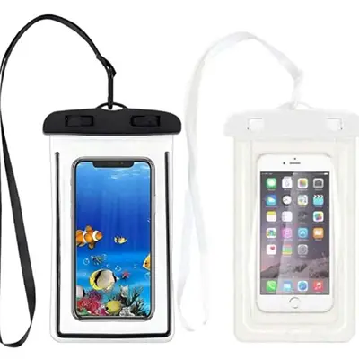 Photo de l’avis officiel: Vattentät mobilväska 2-pack Sac imperméable — risque: Risque chimique