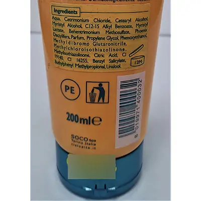 Foto dell’avviso ufficiale: Cielo Alto SUN Crema per capelli — rischio: Rischio chimico