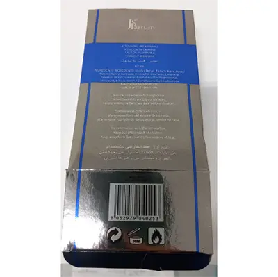 Photo de l’avis officiel: Je Parfum® Infinity for man Eau de toilette — risque: Risque chimique