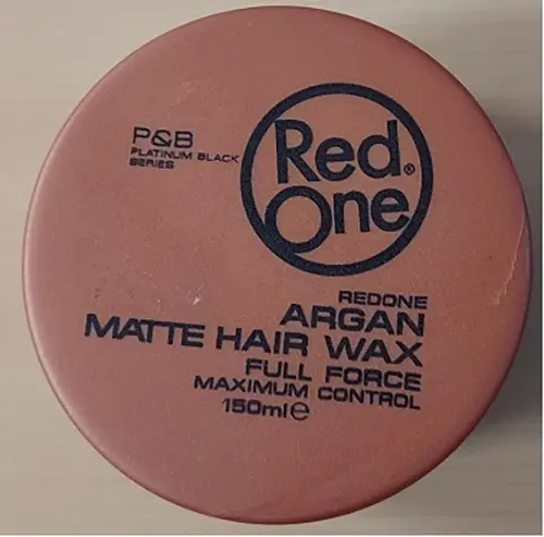 Photo de l’avis officiel: RED ONE Argan Matte Cire capillaire — risque: Risque chimique