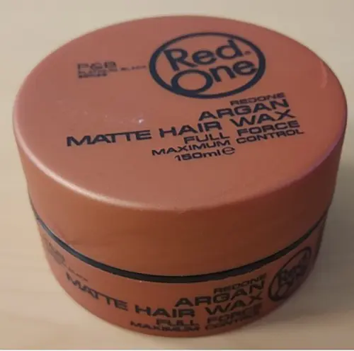 Photo de l’avis officiel: RED ONE Argan Matte Cire capillaire — risque: Risque chimique