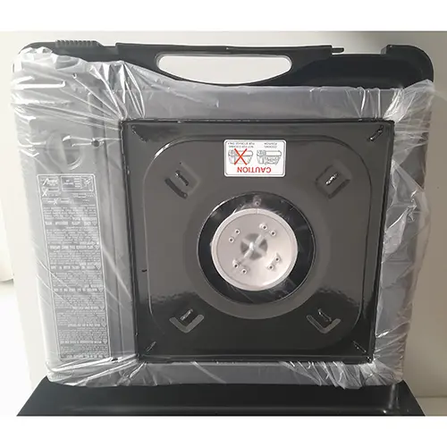Photo de l’avis officiel: Bright Spark Portable Table Top Gas Cooker Poêle à gaz portable — risque: Brûlures & Incendie