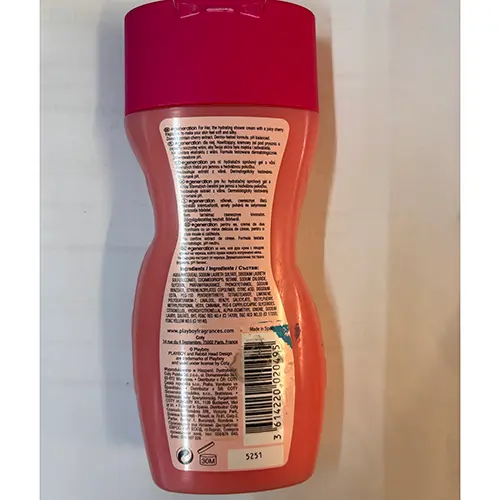 Photo de l’avis officiel: Playboy generation Crème de douche — risque: Risque chimique