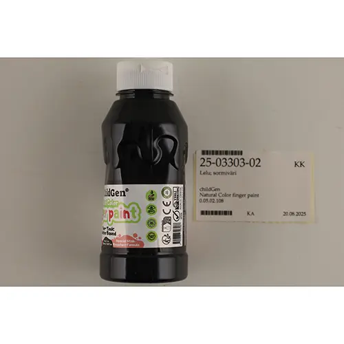 Foto do aviso oficial: ChildGen Natural Color Finger Paint Tinta para os dedos — risco: Risco para a saúde / outro