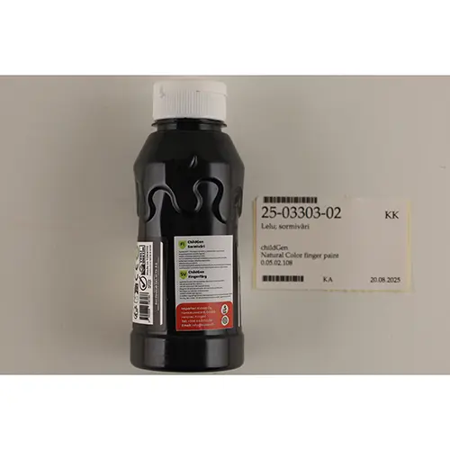 Foto do aviso oficial: ChildGen Natural Color Finger Paint Tinta para os dedos — risco: Risco para a saúde / outro